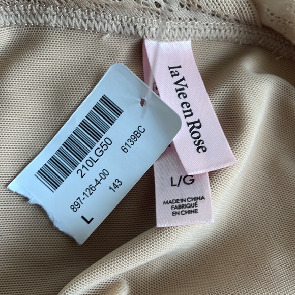 La Vie en Rose Shapewear Large NWT - Picture 4 of 5